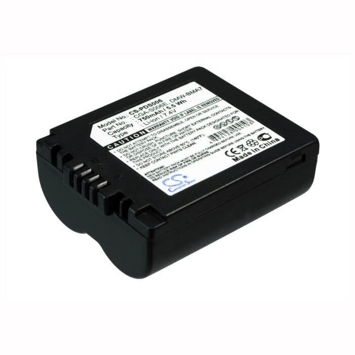 7.4V, 750mAh, Li-ion Battery fits Leica, V-lux1, 5.55Wh