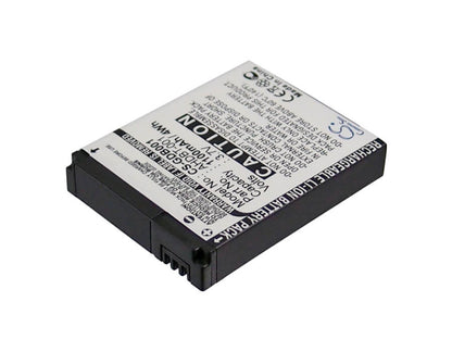 3.7V, 1100mAh, Li-ion Battery fits Gopro, Hd Helmet Hero, Hd Hero, 4.07Wh