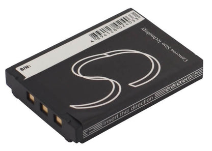 3.7V, 1050mAh, Li-ion Battery fits Casio, Exilim Zoom Ex-z150, Exilim Zoom Ex-z150bk, 3.885Wh