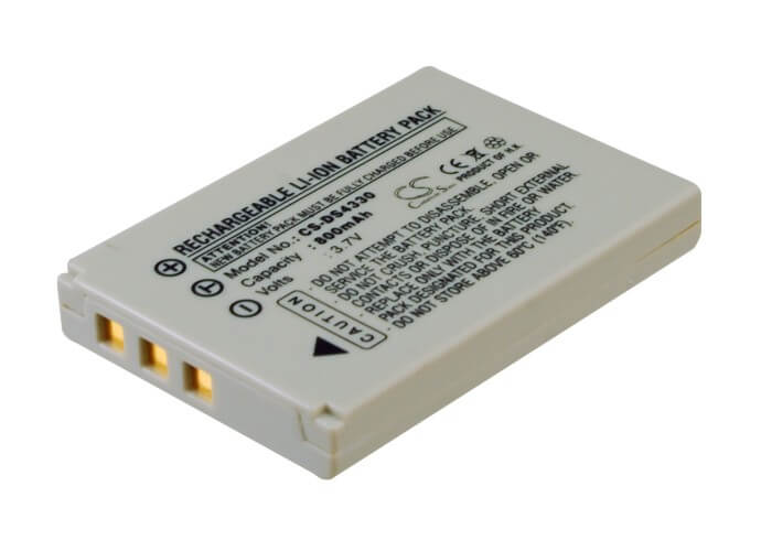 3.7V, 800mAh, Li-ion Battery fits Benq, E-40, S30, 2.96Wh