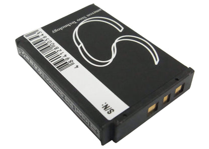 3.7V, 1050mAh, Li-ion Battery fits Kodak, Easyshare M380, Easyshare M381, 3.885Wh
