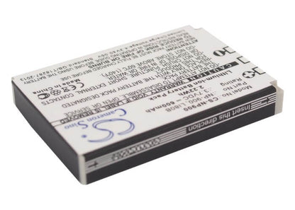 3.7V, 600mAh, Li-ion Battery fits Agfa, 4ti, 2.22Wh