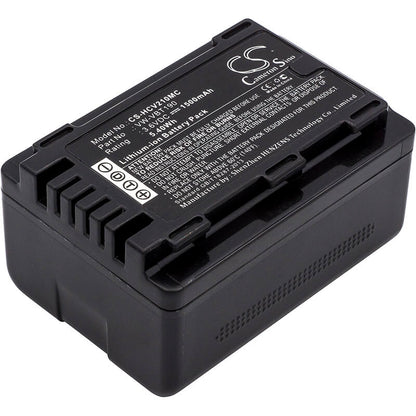 3.6V, 1500mAh, Li-ion Battery fits Panasonic, Hc-250eb, Hc-550eb, 5.4Wh