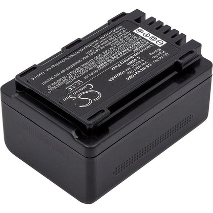 3.6V, 1500mAh, Li-ion Battery fits Panasonic, Hc-250eb, Hc-550eb, 5.4Wh