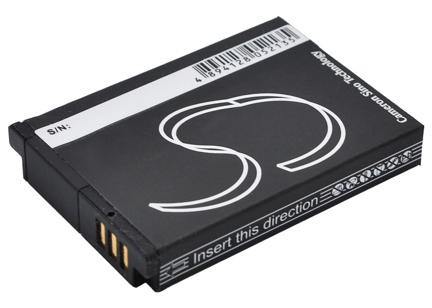 3.7V, 1050mAh, Li-ion Battery fits Toshiba, Camileo S30, Camileo S30 Hd, 3.885Wh