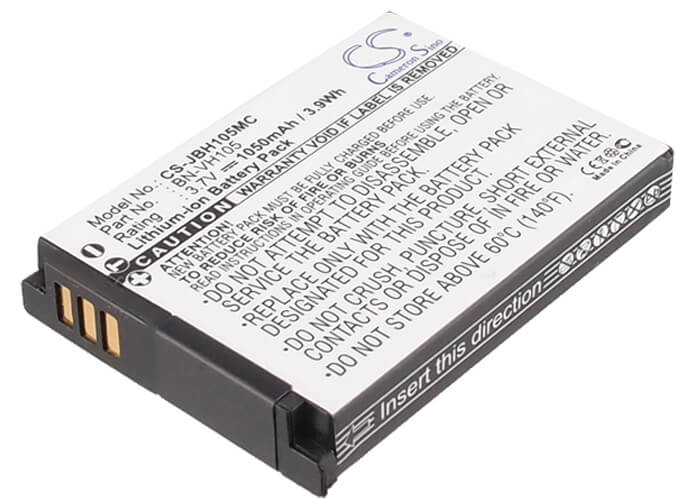 3.7V, 1050mAh, Li-ion Battery fits Jvc, Adixxion, Adixxion Action, 3.885Wh