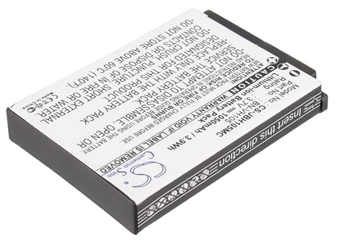 3.7V, 1050mAh, Li-ion Battery fits Jvc, Adixxion, Adixxion Action, 3.885Wh