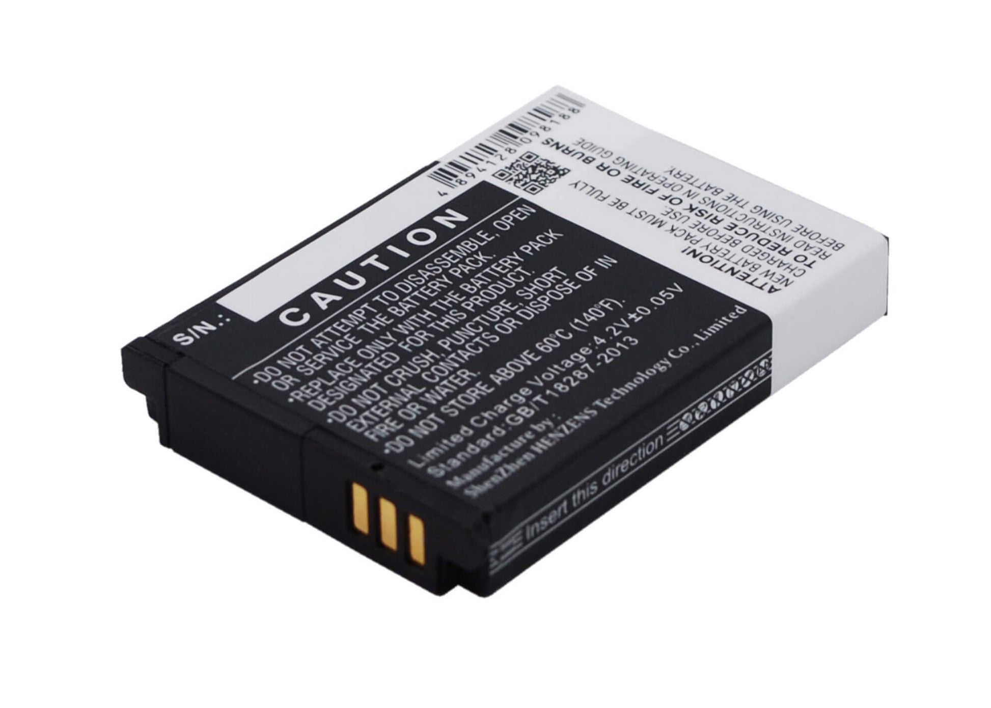 3.7V, 1050mAh, Li-ion Battery fits Zoom, 247-9036, Q4, 3.885Wh