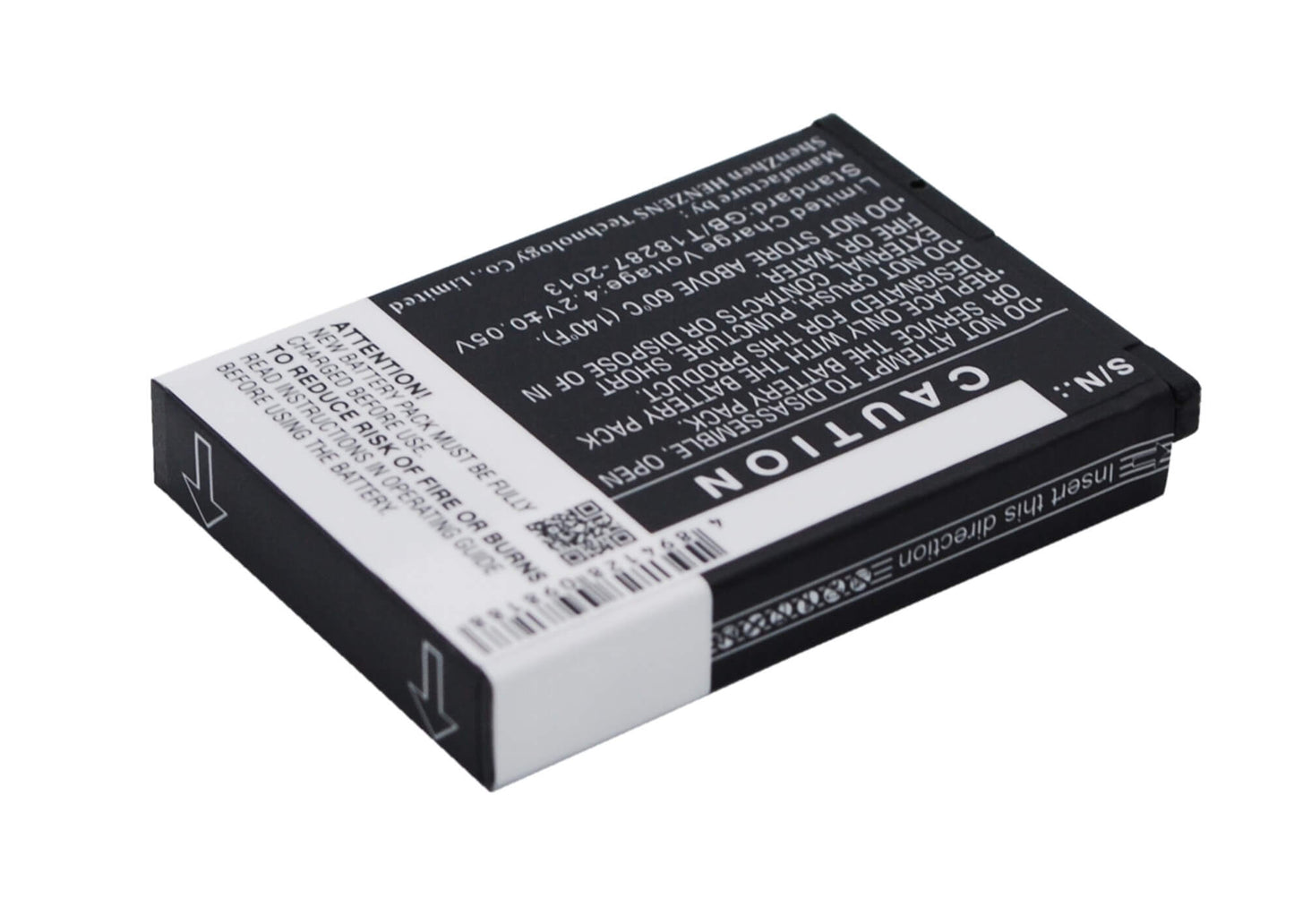 3.7V, 1050mAh, Li-ion Battery fits Zoom, 247-9036, Q4, 3.885Wh