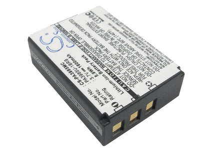 3.7V, 1600mAh, Li-ion Battery fits Toshiba, Camileo X200, Camileo X400, 5.92Wh