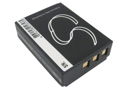 3.7V, 1600mAh, Li-ion Battery fits Toshiba, Camileo X200, Camileo X400, 5.92Wh