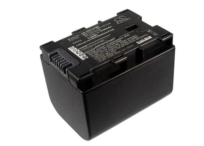 3.7V, 2700mAh, Li-ion Battery fits Jvc, Gz-e10, Gz-e100, 9.99Wh