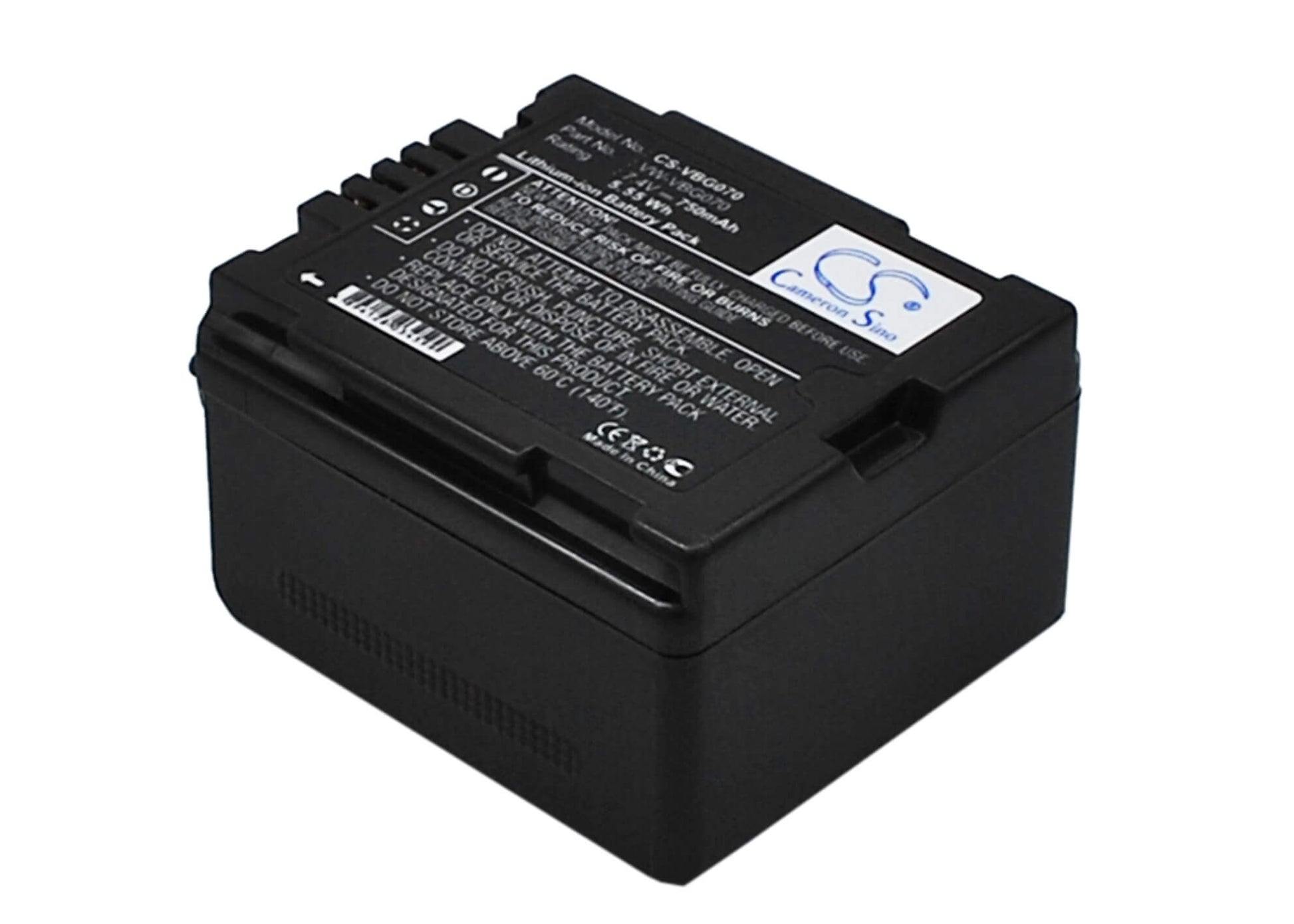 7.4V, 750mAh, Li-ion Battery fits Panasonic, Gs98gk, H288gk, 5.55Wh