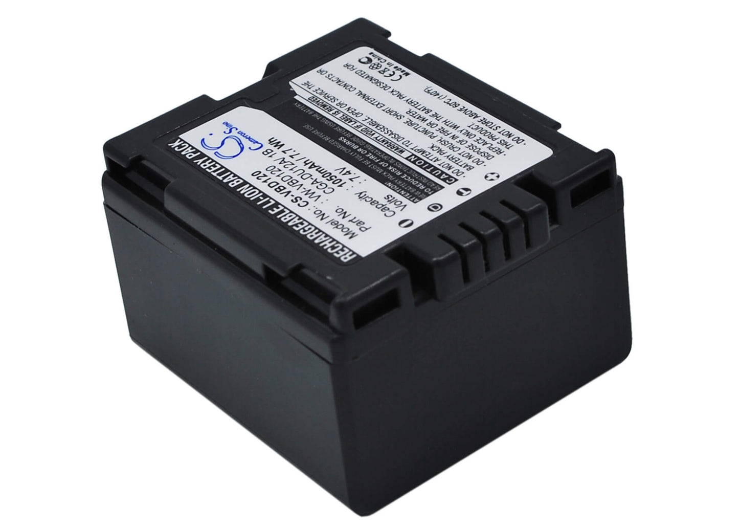 7.4V, 1050mAh, Li-ion Battery fits Panasonic, Dz-gx20, Dz-gx20a, 7.77Wh
