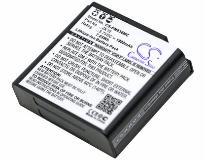 3.7V, 1900mAh, Li-ion Battery fits Polaroid, Im1836, 7.03Wh