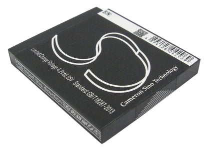 3.7V, 700mAh, Li-ion Battery fits Panasonic, Lumix Dmc-fp77, lumix Dmc-fs14, 2.59Wh