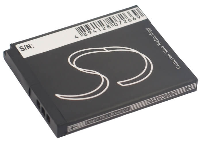 3.7V, 600mAh, Li-ion Battery fits Panasonic, Lumix Dmc-f5, Lumix Dmc-f5k, 2.22Wh