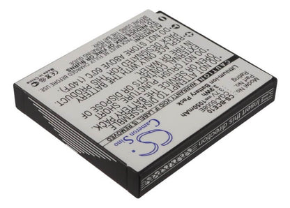 3.7V, 1050mAh, Li-ion Battery fits Ricoh, Caplio Cx1, Caplio Cx2, 3.885Wh