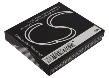 3.7V, 1050mAh, Li-ion Battery fits Ricoh, Caplio Cx1, Caplio Cx2, 3.885Wh