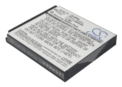 3.7V, 850mAh, Li-ion Battery fits Canon, Digital Ixus 100 Is, Digital Ixus 110 Is, 3.145Wh