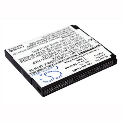 3.7V, 500mAh, Li-ion Battery fits Canon, Elph 110 Hs, Elph 340 Hs, 1.85Wh