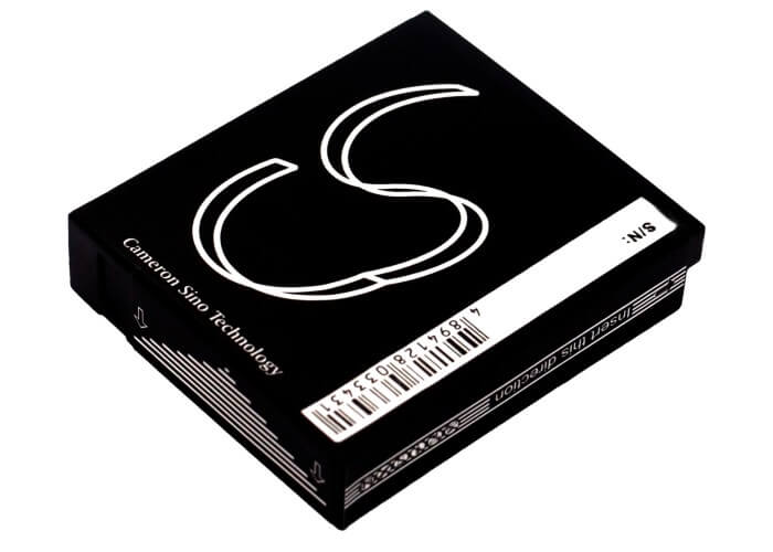 3.7V, 1250mAh, Li-ion Battery fits Samsung, Hmx-m10, Hmx-m20, 4.625Wh