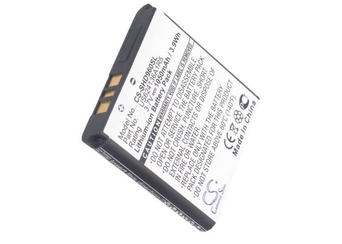 3.7V, 1050mAh, Li-ion Battery fits Action, Hdmax Extreme, 3.885Wh