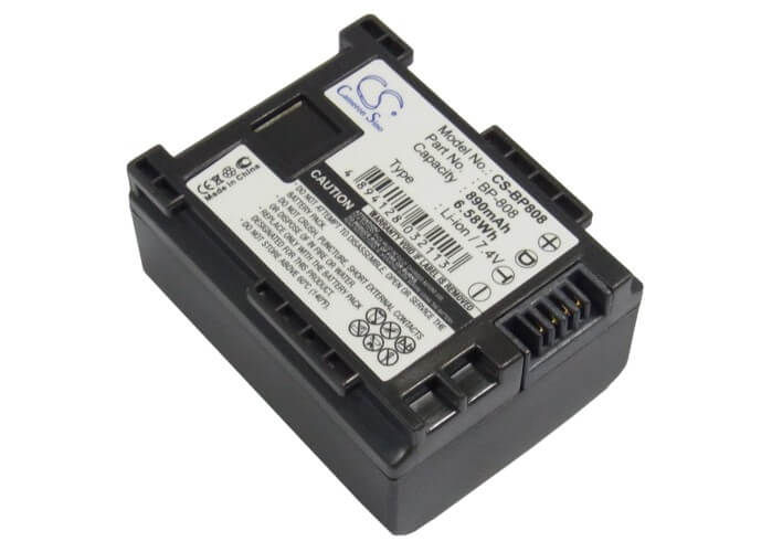 7.4V, 890mAh, Li-ion Battery fits Canon, Fs10, Fs100, 6.586Wh