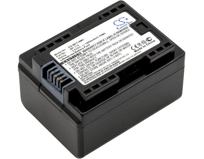 3.6V, 1600mAh, Li-ion Battery fits Canon, Ixia Hf M56, Ixia Hf R306, 5.76Wh