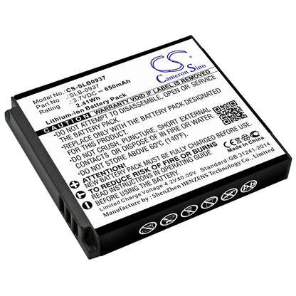 3.7V, 650mAh, Li-ion Battery fits Samsung, Cl5, I8, 2.405Wh