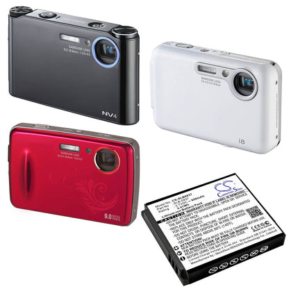 3.7V, 650mAh, Li-ion Battery fits Samsung, Cl5, I8, 2.405Wh