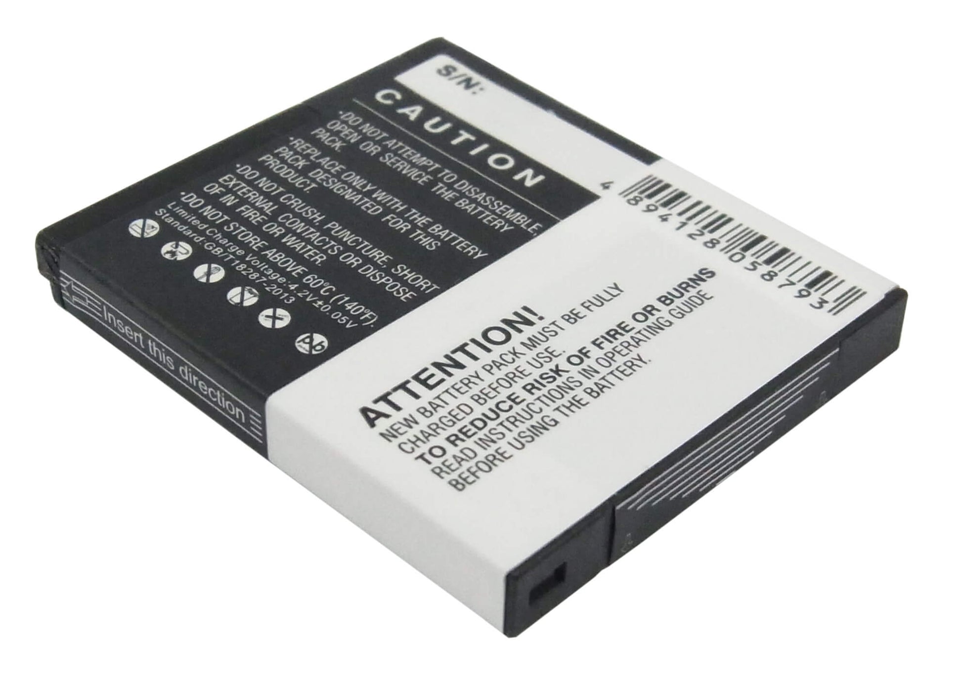 3.7V, 680mAh, Li-ion Battery fits Canon, Elph 110 Hs, Elph 340 Hs, 2.516Wh