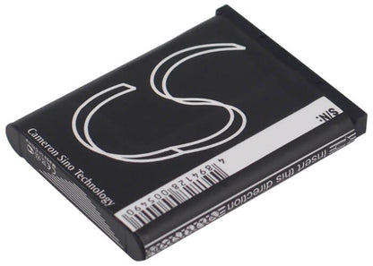 Camera 3.7V, 660mAh, Li-ion Battery fits Benq, S1410, t1260, 2.442Wh