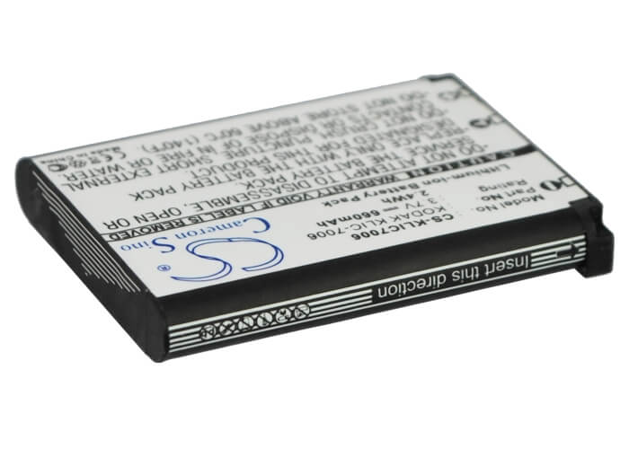 3.7V, 660mAh, Li-ion Battery fits Ricoh, Dm-6370, Ds-6365, 2.442Wh