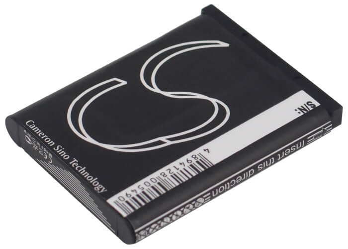 Camera 3.7V, 660mAh, Li-ion Battery fits Casio, Exilim Ex-z1, exilim Ex-z2, 2.442Wh