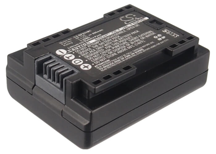 3.7V, 890mAh, Li-ion Battery fits Canon, Hf M56, Ixia Hf R306, 3.293Wh