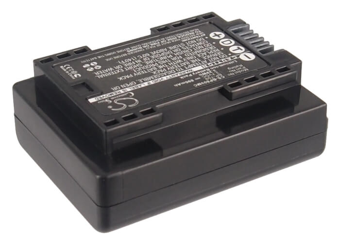3.7V, 890mAh, Li-ion Battery fits Canon, Hf M56, Ixia Hf R306, 3.293Wh
