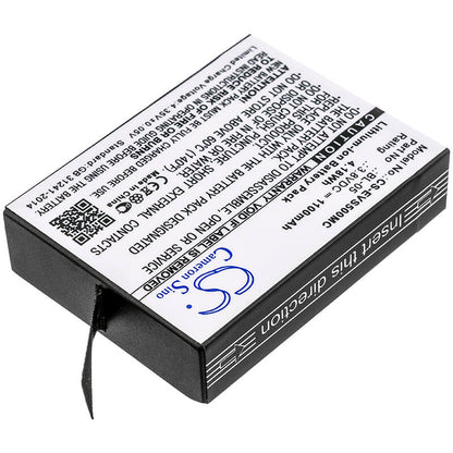 3.8V, 1100mAh, Li-ion Battery fits Ezviz, S5 Plus, S5 Plus Sports, 4.18Wh