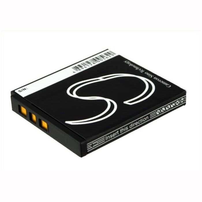 3.7V, 720mAh, Li-ion Battery fits Ordro, Dc-t200, 2.664Wh