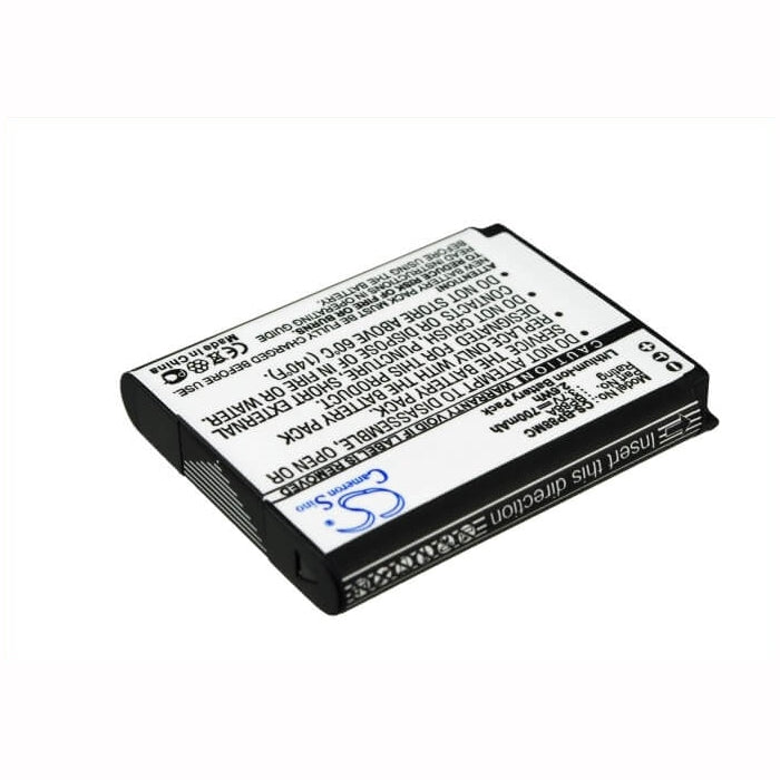 3.7V, 700mAh, Li-ion Battery fits Samsung, Dv200, Dv300, 2.59Wh