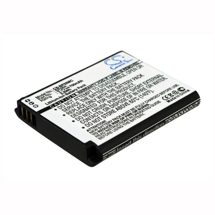 3.7V, 700mAh, Li-ion Battery fits Samsung, Dv200, Dv300, 2.59Wh