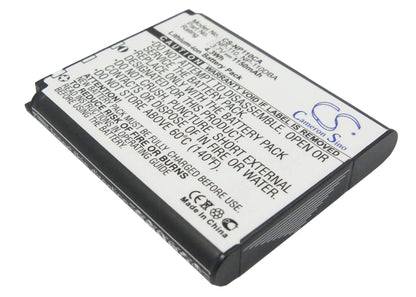 3.7V, 1150mAh, Li-ion Battery fits Casio, Exilim Ex-z200, Exilim Ex-z2000, 4.255Wh