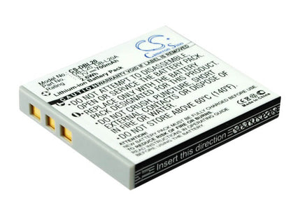 3.7V, 700mAh, Li-ion Battery fits Sanyo, Xacti Dmx-c1, Xacti Dmx-c4(d), 2.59Wh