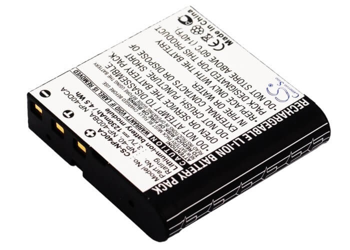 3.7V, 1230mAh, Li-ion Battery fits Kodak, Pixpro Az251, Pixpro Az361, 4.551Wh