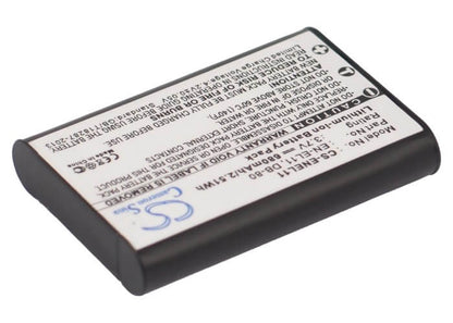 3.7V, 680mAh, Li-ion Battery fits Nikon, Coolpix S550, Coolpix S560, 2.516Wh