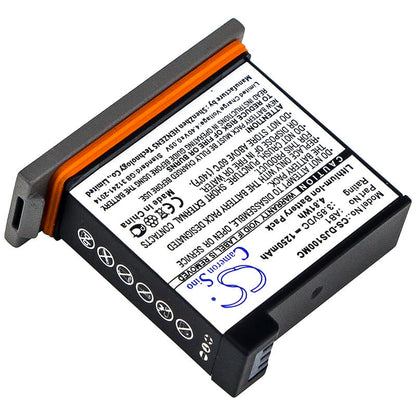 3.85V, 1250mAh, Li-ion Battery fits Dji, Osmo Action, 4.8125Wh
