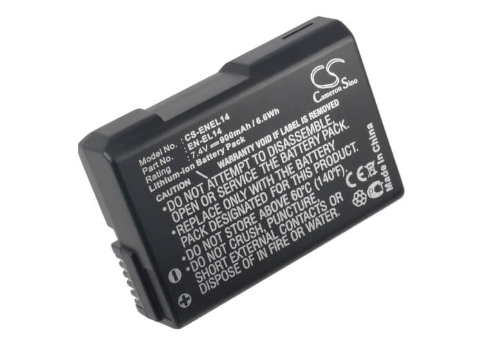 7.4V, 900mAh, Li-ion Battery fits Nikon, Coolpix P7000, Coolpix P7100, 6.66Wh