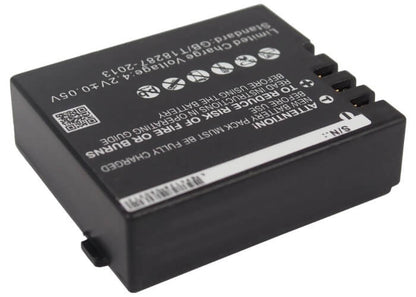 3.7V, 900mAh, Li-Polymer Battery fits Astak, Action Pro, Action Pro Cm7000, 3.33Wh
