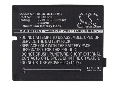3.7V, 900mAh, Li-Polymer Battery fits Astak, Action Pro, Action Pro Cm7000, 3.33Wh