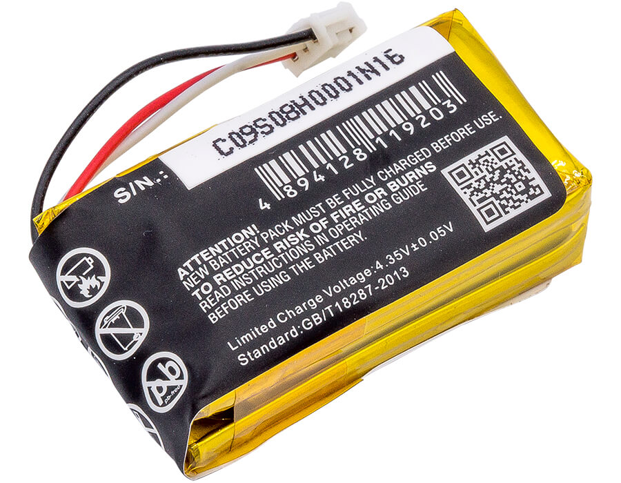 3.7V, 800mAh, Li-Polymer Battery fits Gopro, Chdha-301, Hero +, 2.96Wh